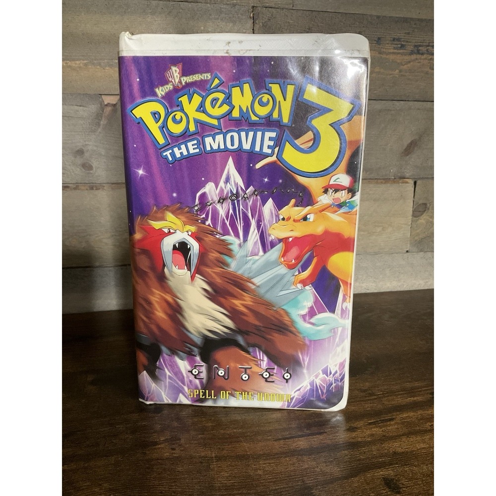 Pokémon the Movie 3 VHS 2001 Clamshell